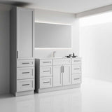 Solid Wood Bathroom Cabinet