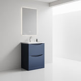 Modern Handle-less Painted Vanity